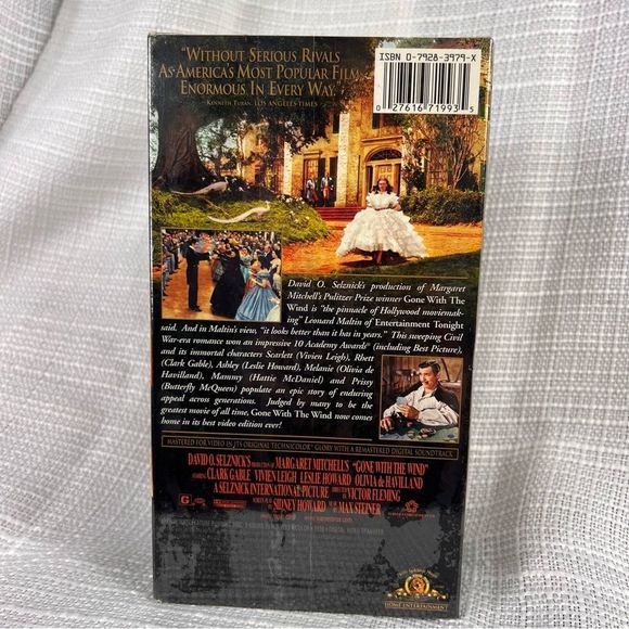 New Sealed Vintage Gone with the Wind 2 VHS Tape Set Movie Clark Gable - Picture 2 of 4